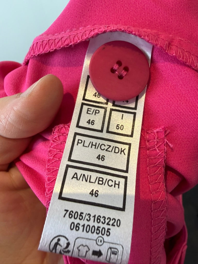 LOLALIZA - Broek - roze, rechte pasvorm, middelhoge taille - XXL