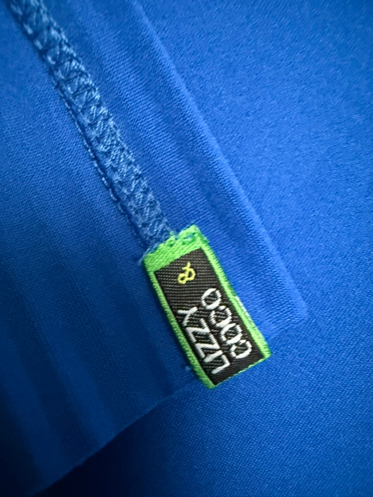 LIZZY & COCO - Jurk - blauw, korte mouw, ronde hals