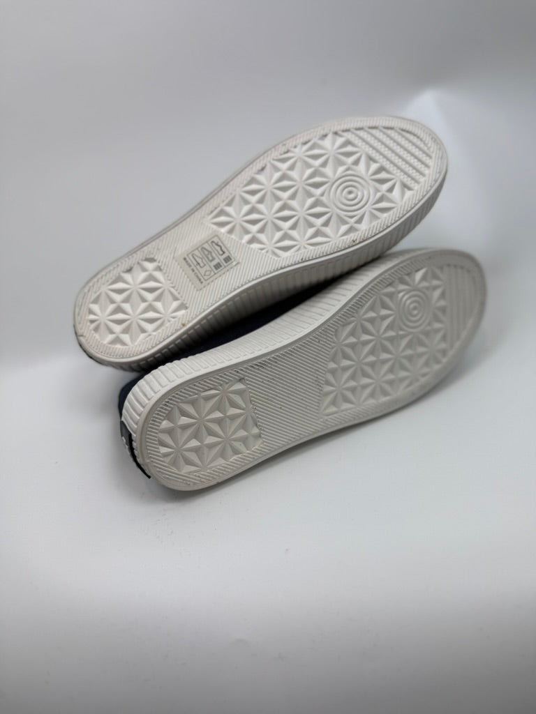 GAP Sneakers - blauw canvas, witte rubberen zool, veters - maat 36