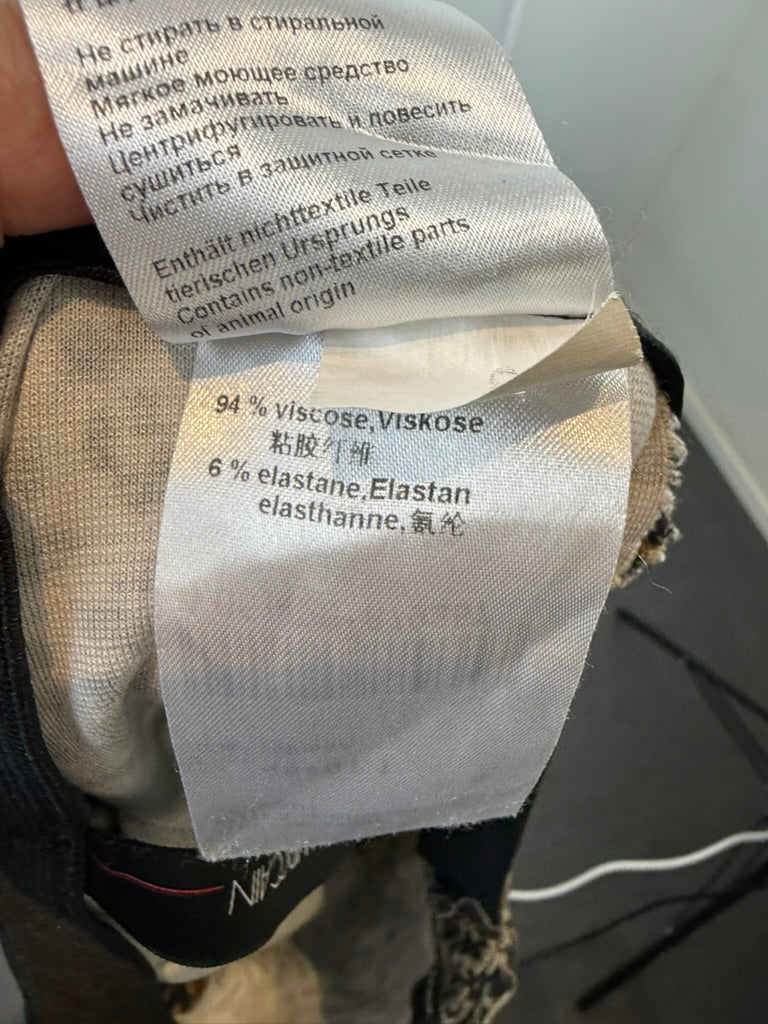 Marc Cain - Broek - luipaardprint, hoge taille, rechte pijpen - M