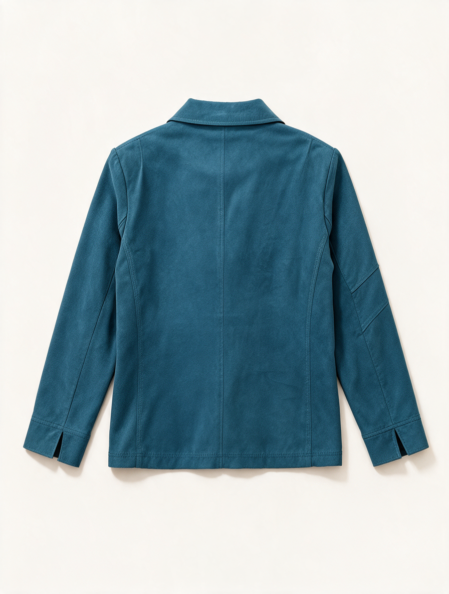 Erfo - Blazer - turquoise, reverskraag, drie knopen - XL