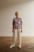 Full body view of the model wearing In Front Blouse maat S Multicolor Good