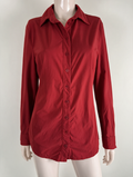 HART by Helena hart - Blouse - rood, klassieke kraag, knoopsluiting - M