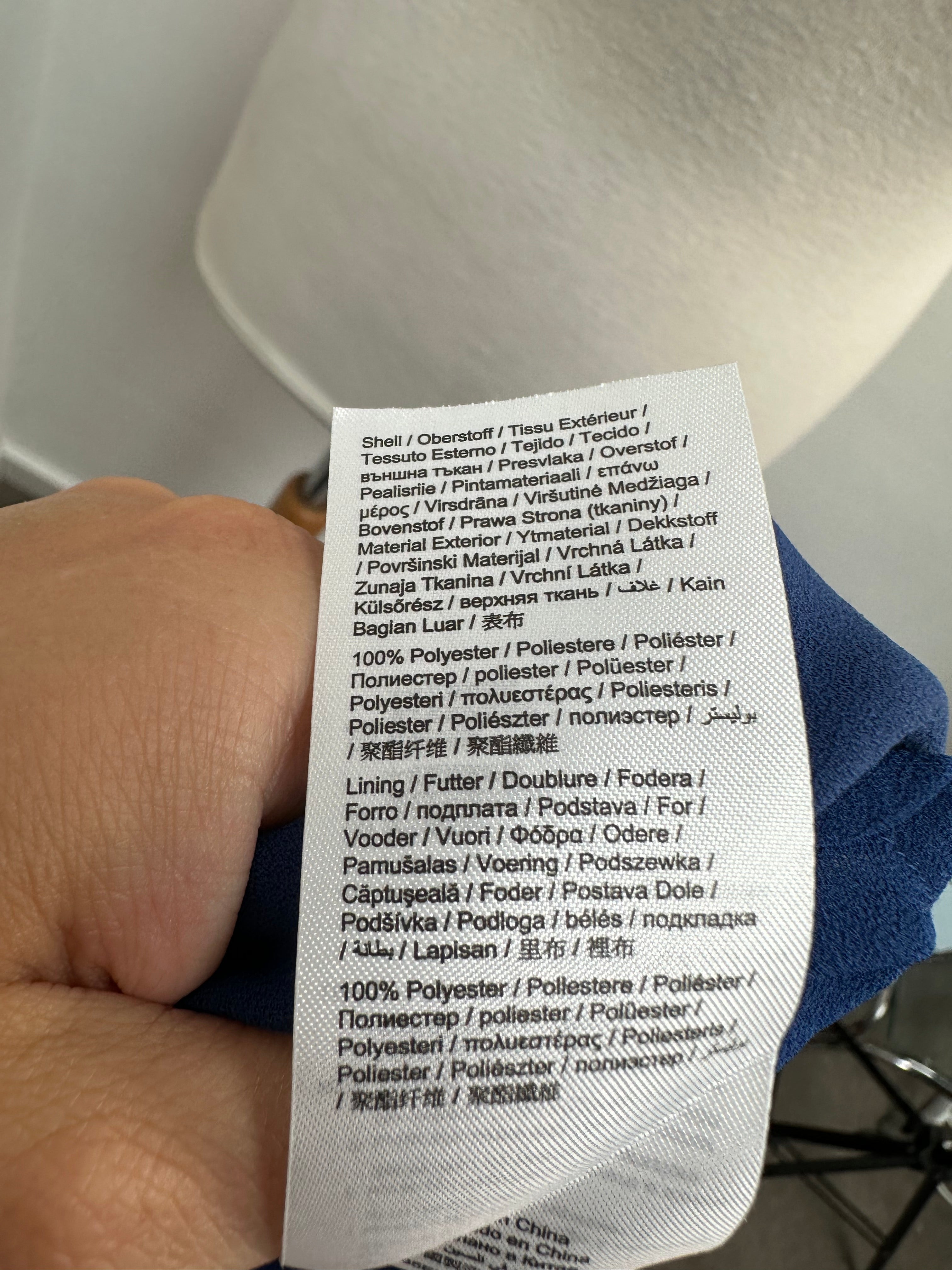 Expresso blauwe jurk maat S