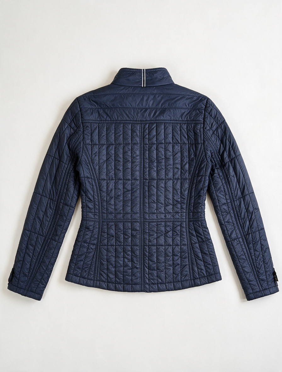Tommy Hilfiger - Tussenjas - navyblauw, gewatteerd, drukknopen - XS
