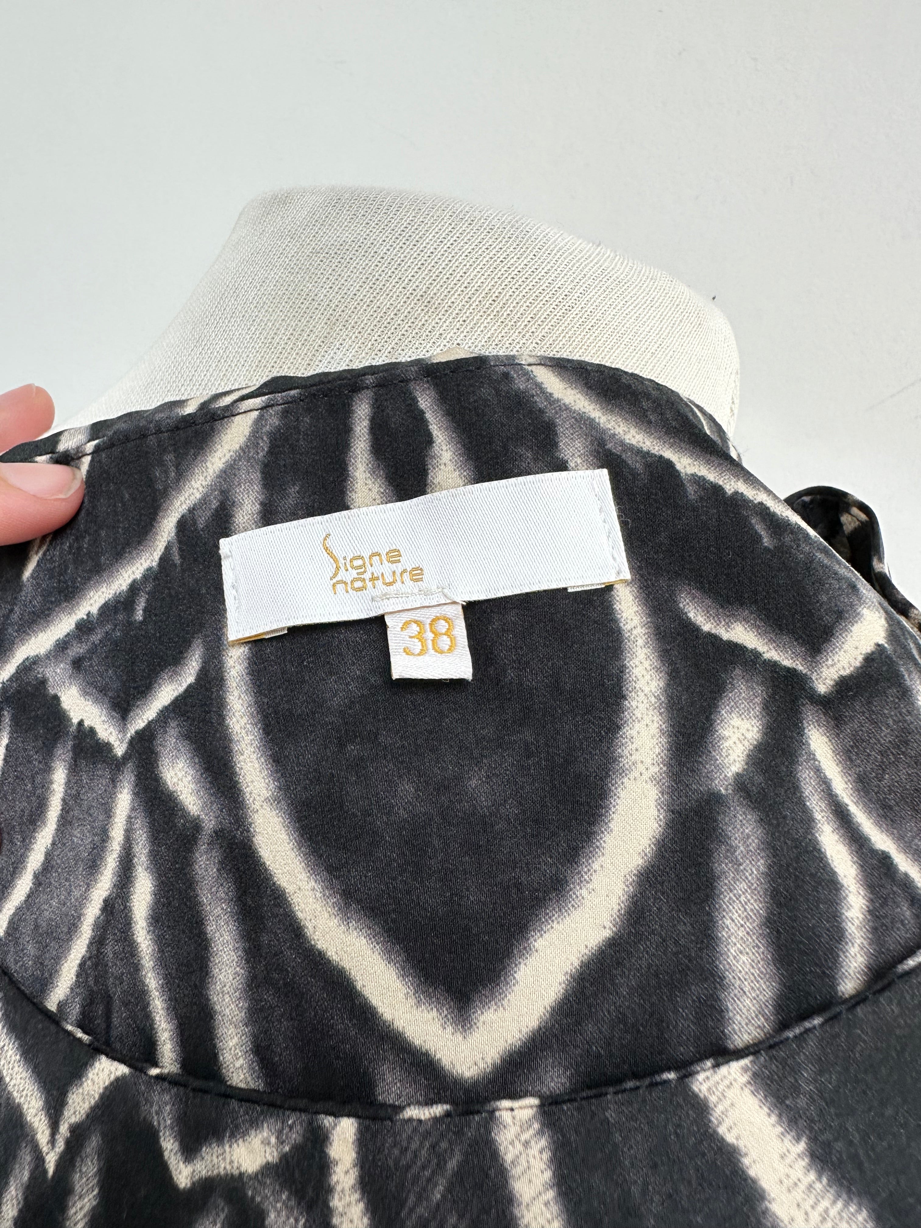 Signe Nature jurk met print maat 38