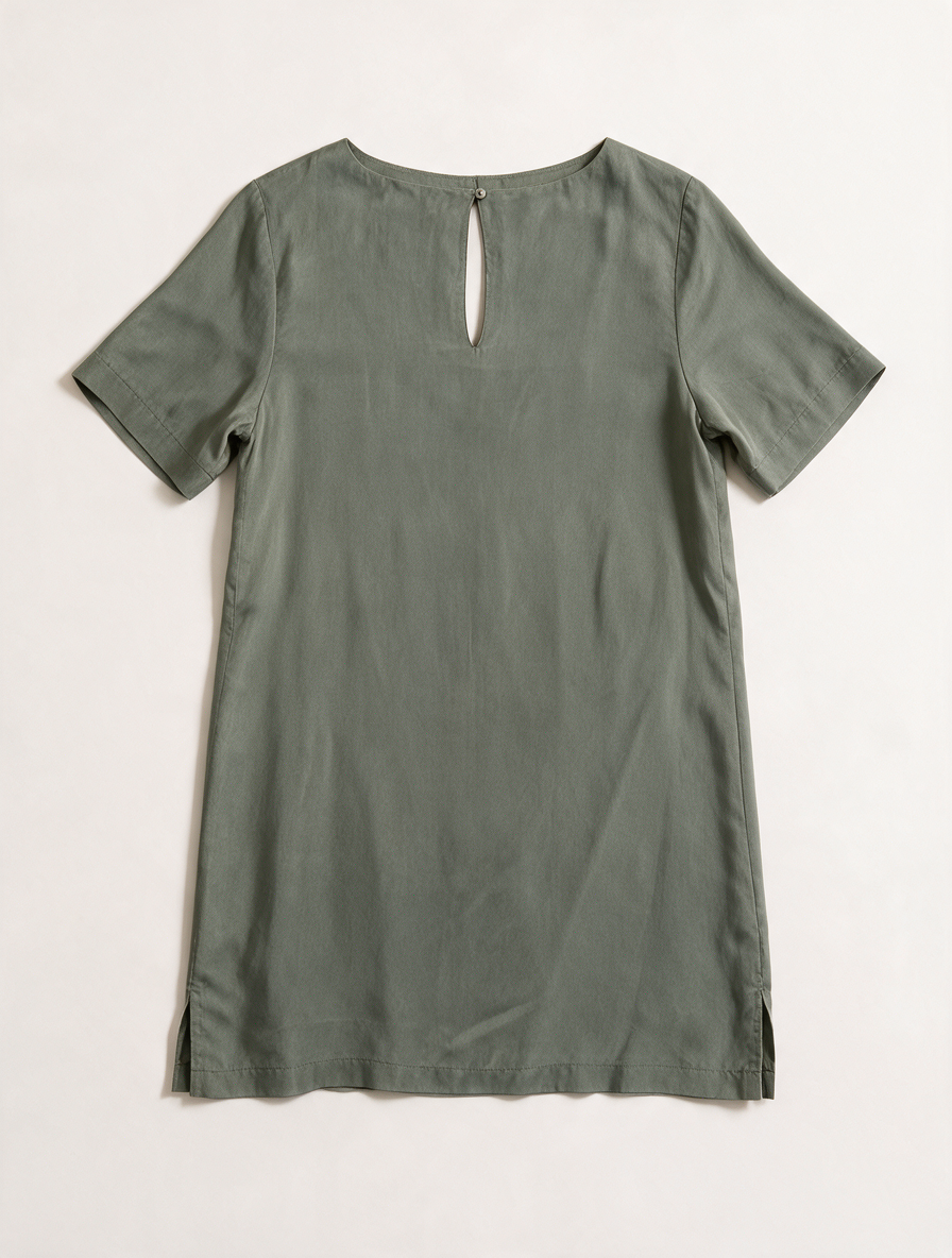 SISSY-BOY - Jurk - groen, V-hals, korte mouwen - S
