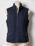 concept uk - Bodywarmer - blauw, gewatteerd, ritssluiting - XL