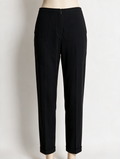 Dries Van Noten - Broek - zwart, hoge taille, rechte pasvorm