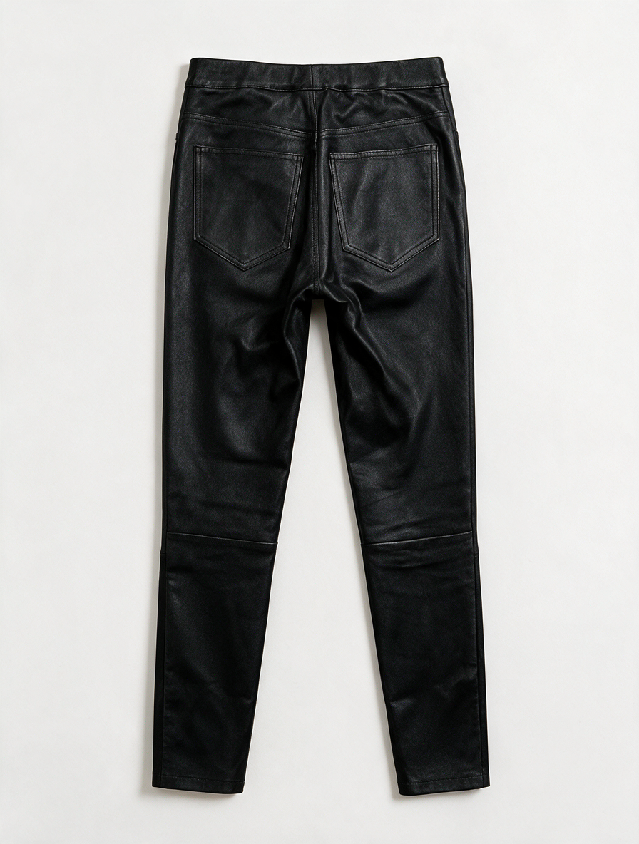 Dante6 - Broek - zwart, lamsleer, slim fit - XS