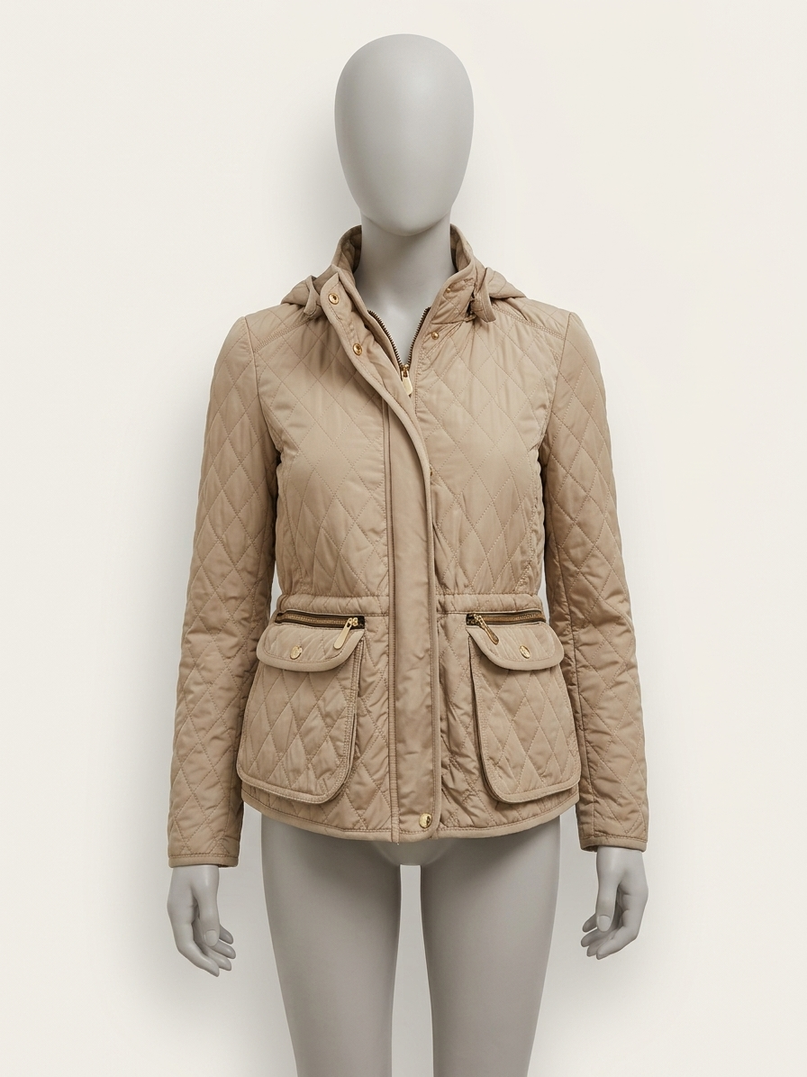 ZARA Jasje doorstikt maat M Beige