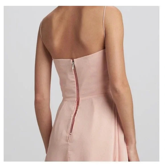 Erin Fetherston cocktailjurk roze/rood maat 6