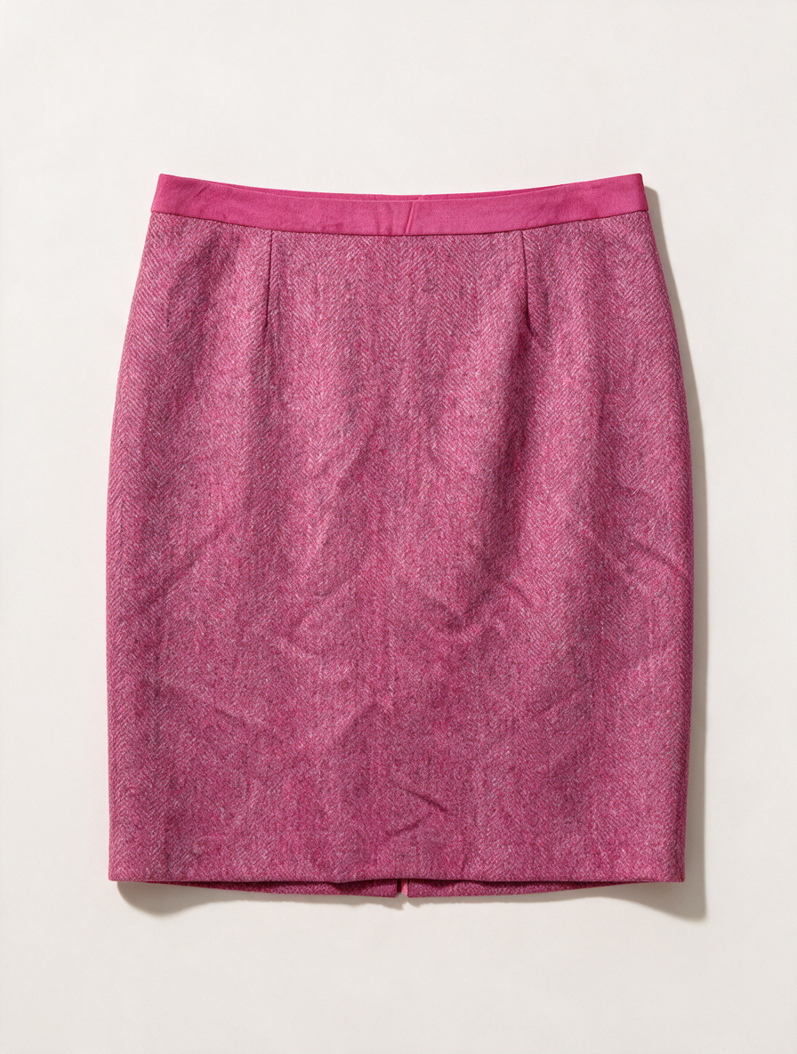 Boden - Rok - roze, kokerrok, visgraatpatroon - XL