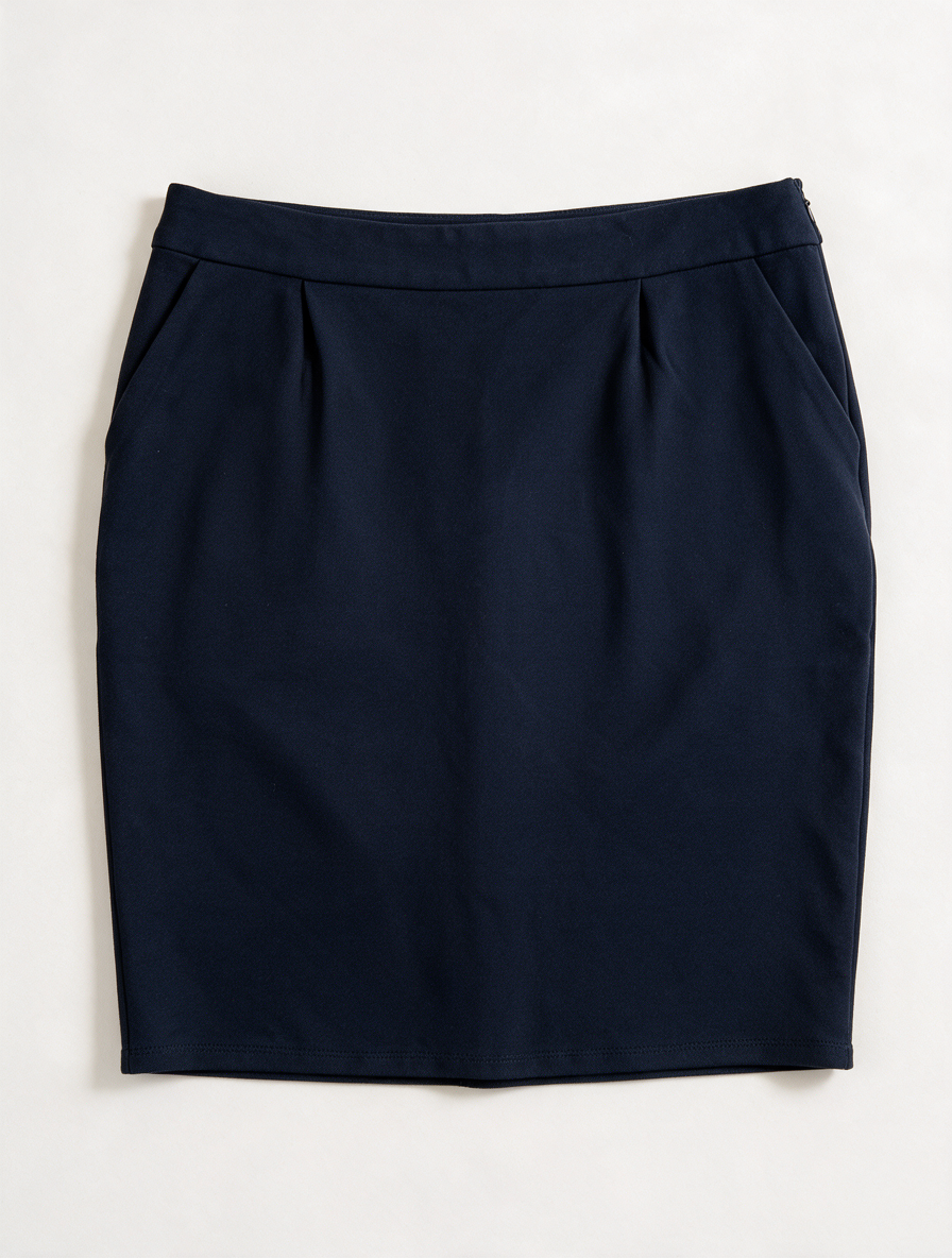 WOMAN BY EARN - Rok - donkerblauw, kokerrok, knielang - L