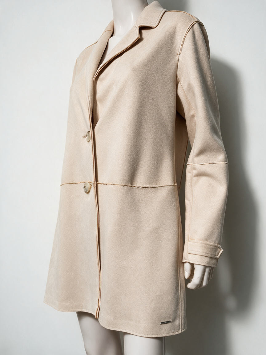 Rinascimento - Jas - beige, 2-knops knoopsluiting, reverskraag