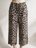MS mode - Broek - luipaardprint, viscose, trekkoord in taille - XXL