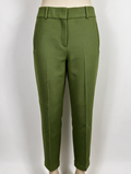 VANILIA - Broek - groen, chino model, wafelstructuur - XL