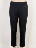 Toni Dress - Broek - zwart, rechte pijp, elastische tailleband - XL