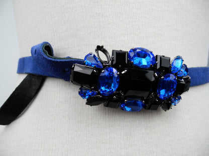 Blumarine riem met gesp blauw