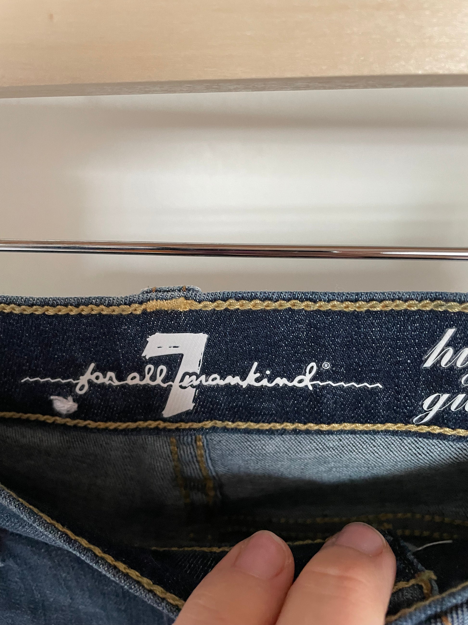 7 for all mankind Skinny jeans | maat 25 - Meisje met de parels