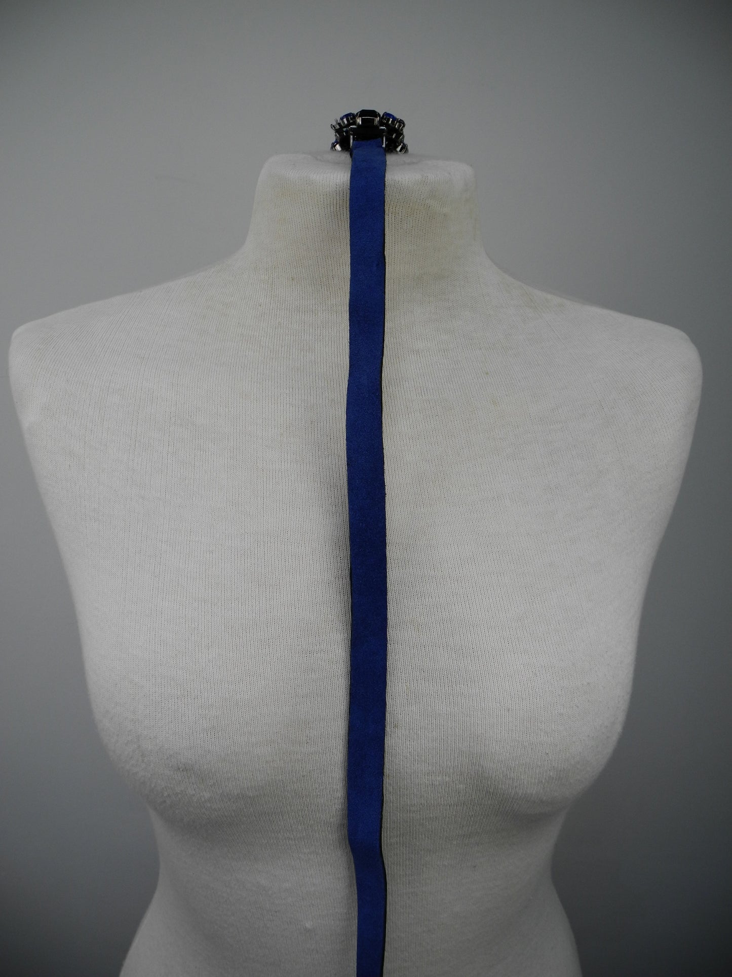 Blumarine riem met gesp blauw