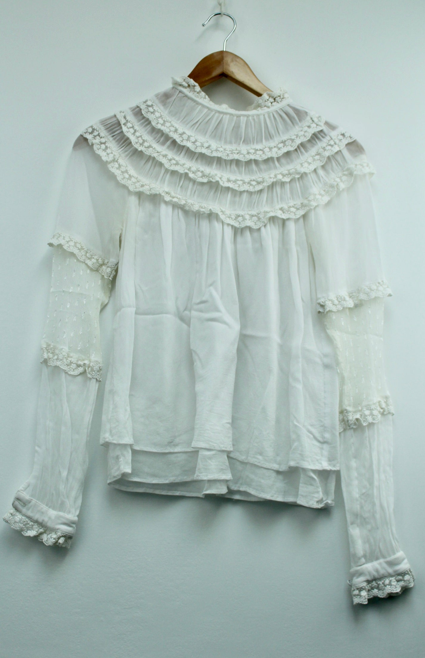 Notes du Nord kanten blouse maat 34