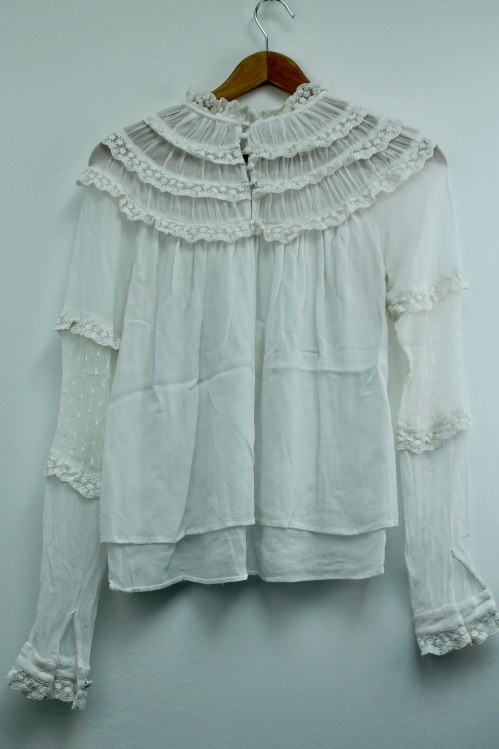 Notes du Nord kanten blouse maat 34