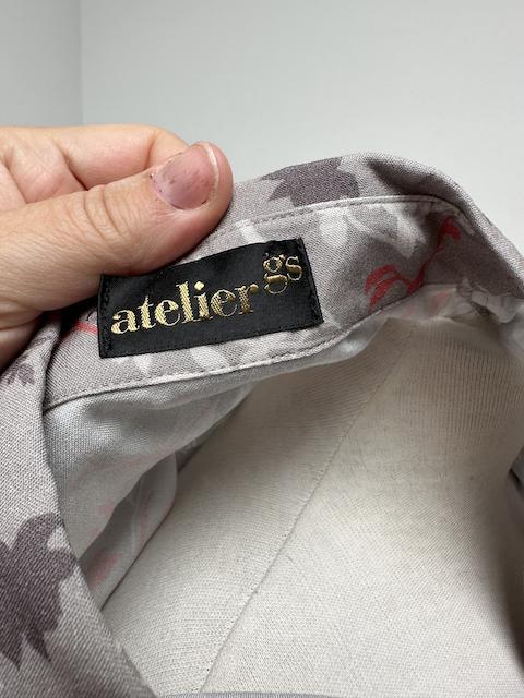 Atelier GS Grijze Blouse Maat 48
