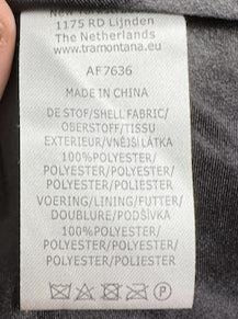 Tramontana zwarte fake fur jas maat XL