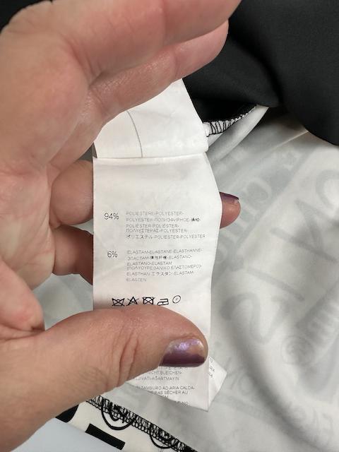 Rinascimento Zwart-witte Rok Maat L