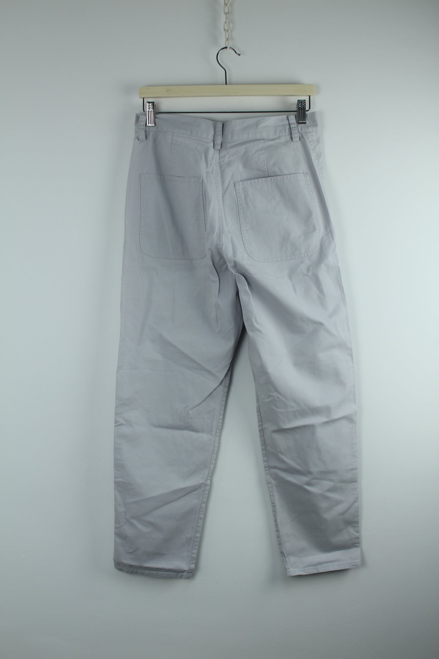 COS lichtgrijze chino broek maat 34