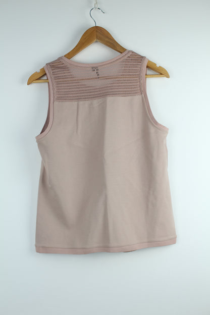 Supertrash roze top met sportieve details maat M
